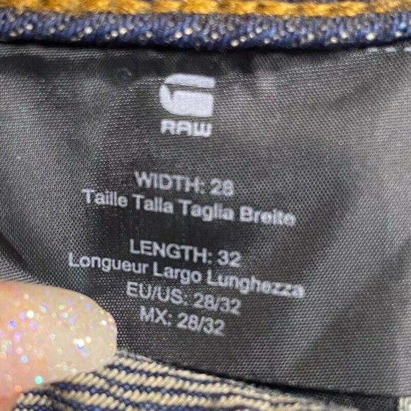 G-Star Raw Twisted Straight Leg 3D Jeans Blue - Picture 6 of 6